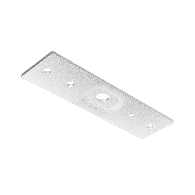 Linear mechanic connector surface white
