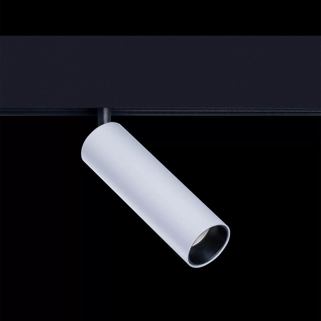 Magnetic track light Ivy sandy white and black