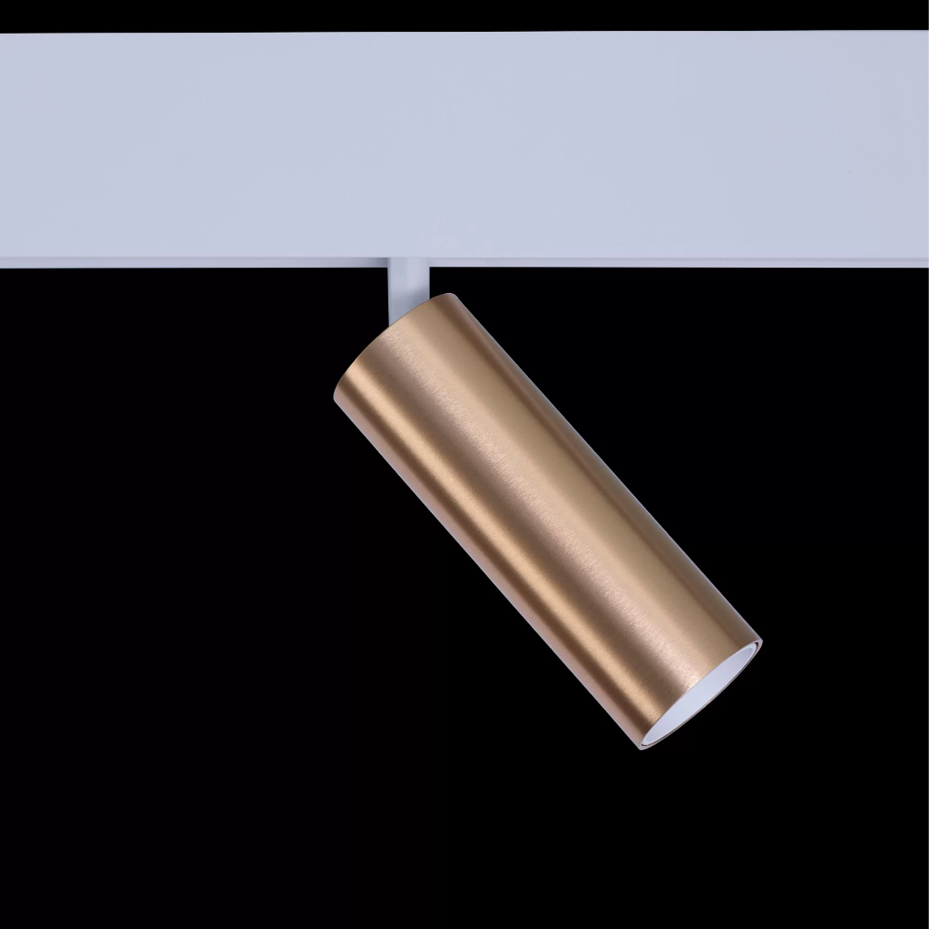 Magnetic track light IVY white and gold