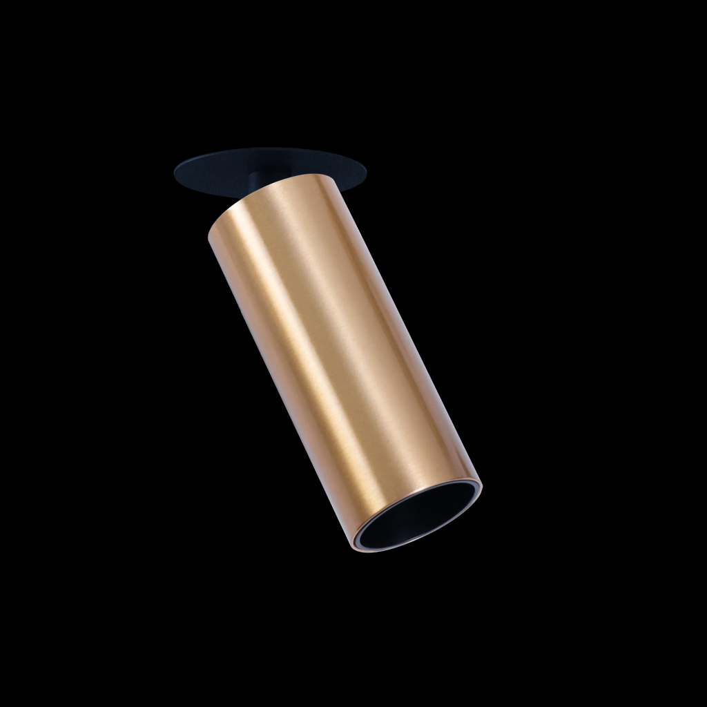 Spotlight Tick M Recessed Anodized Gold