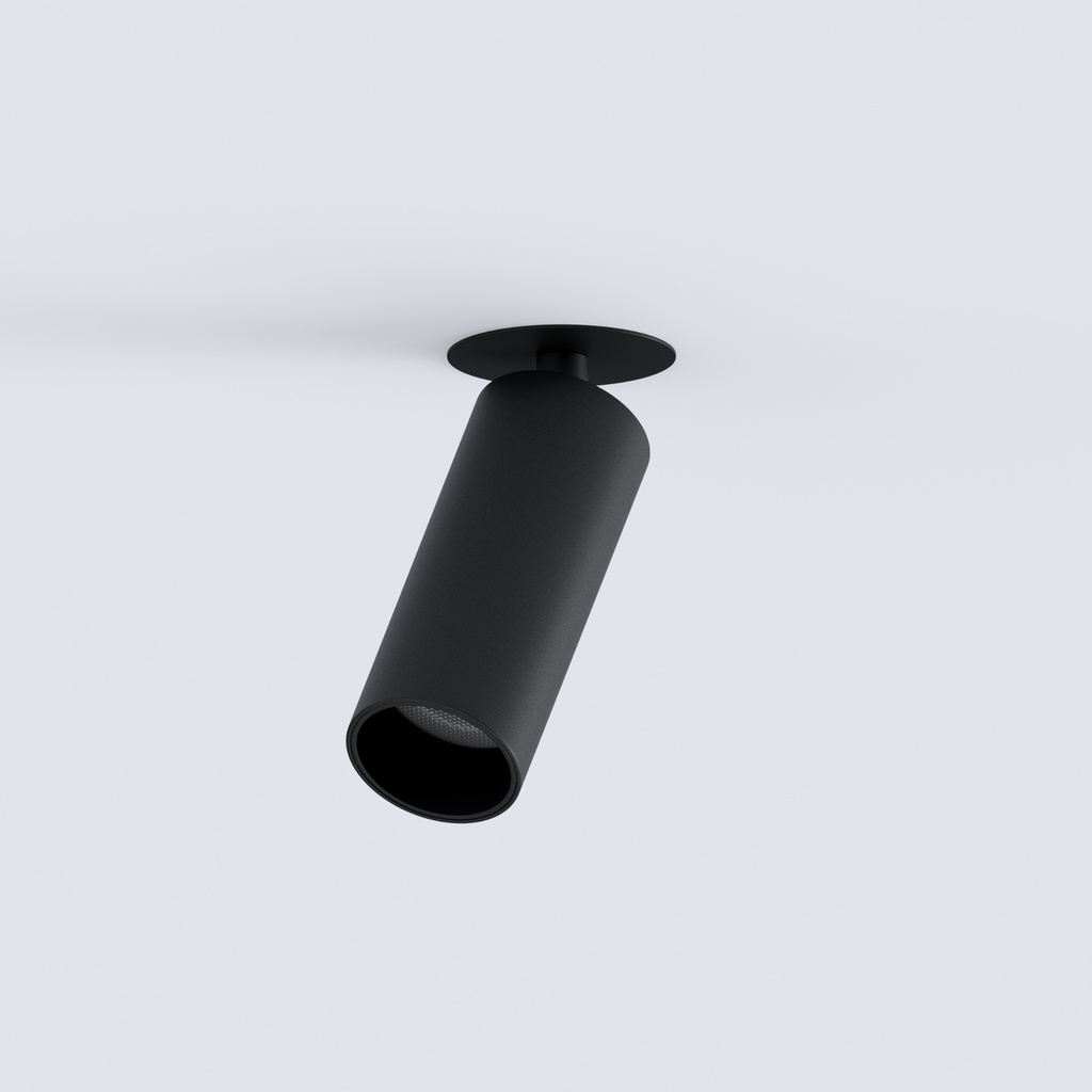 Spotlight Tick S Recessed Black