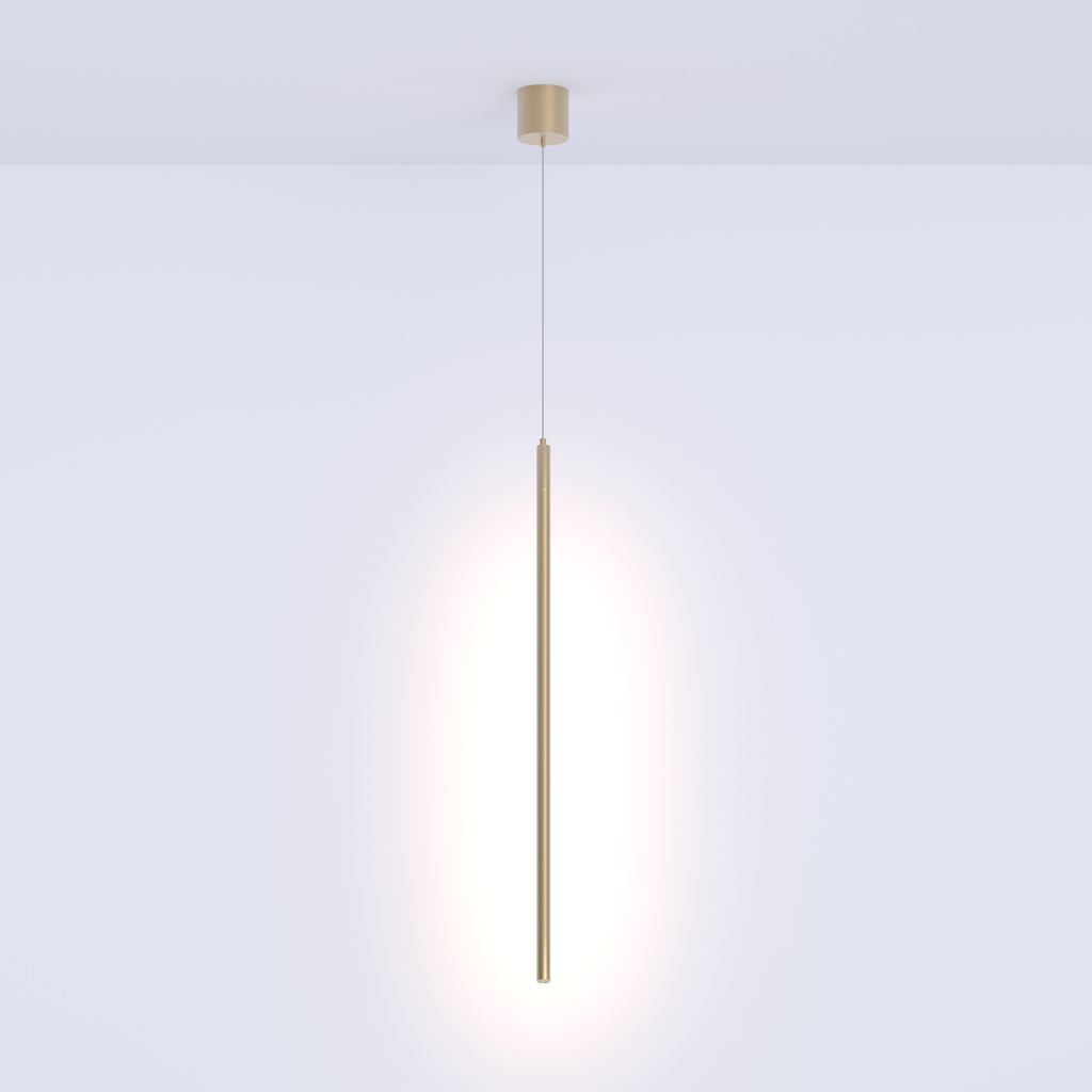 Pendant Light Zen Side 10W Anodized Gold