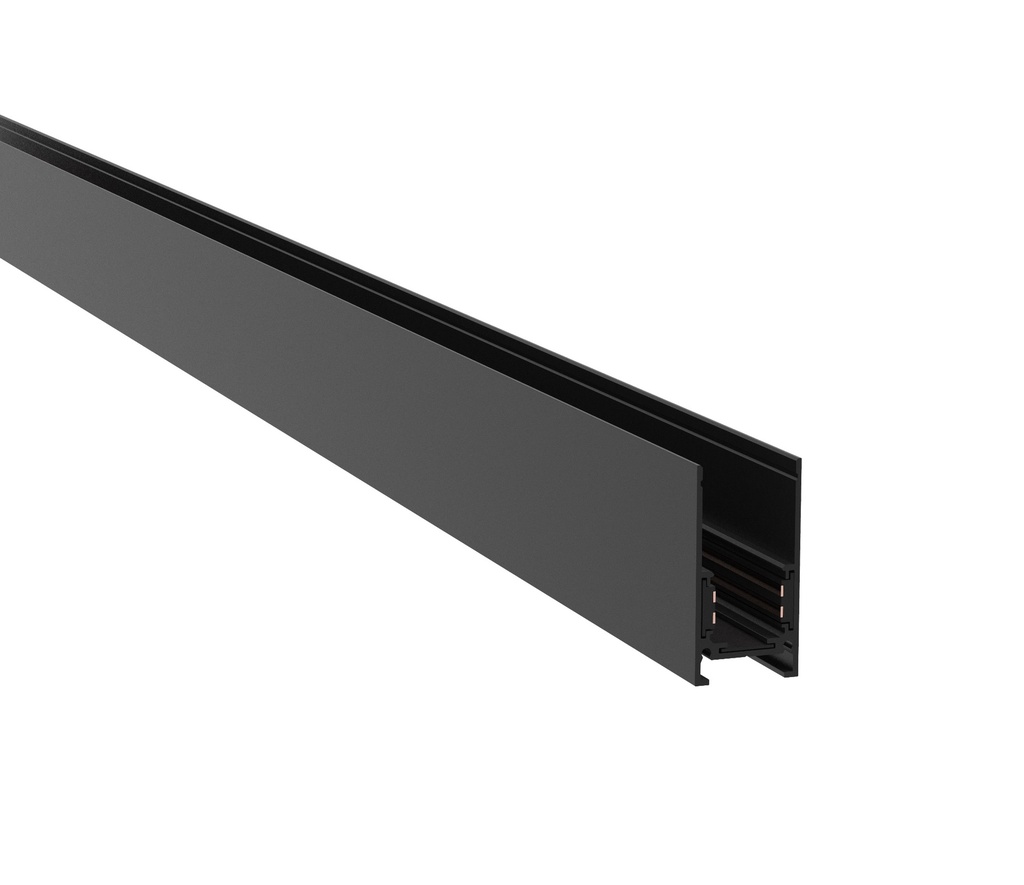 Surface Mounted Magnetic Track sandy black 100cm 