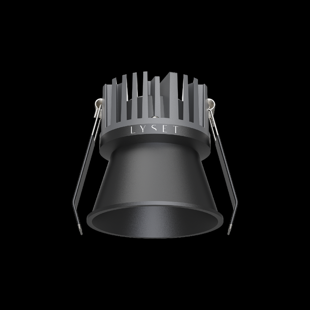 Downlight TRIA M 12W Sandy Black