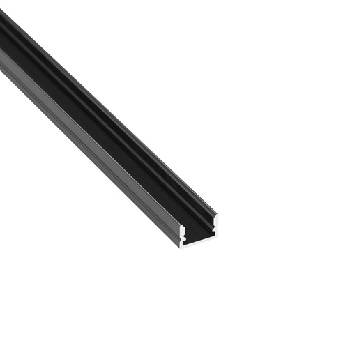 [LY-LPS12B-300] Surface LED profile 12 black 300cm