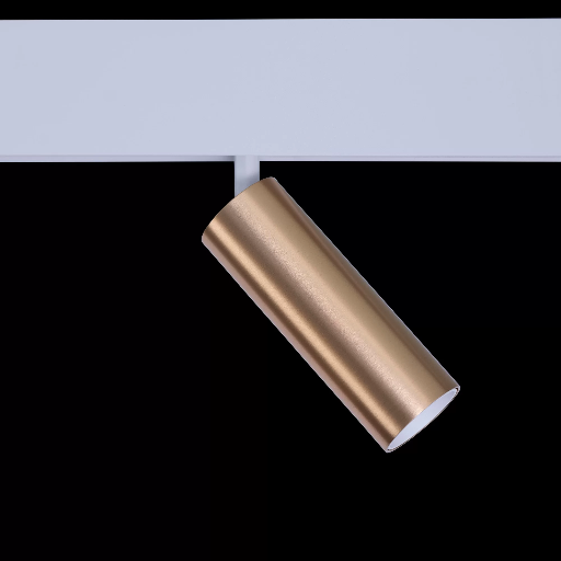 [LY-MTR-10-P1GW] Magnetic track light IVY white and gold