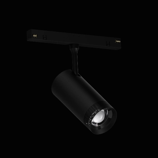 [LY-MTR-12-PZB] Magnetic Track Light Zoomable Black 
