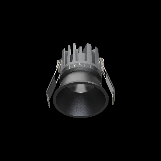 [LY83-7RECB] downlight TRIA 7W Sandy Black