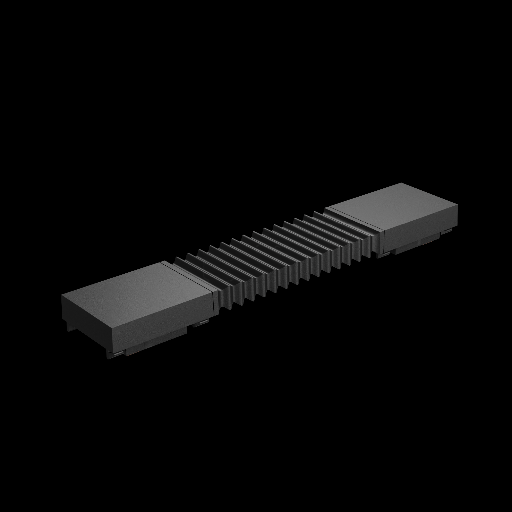 [LY-SHT-FICSB] Linear connector flexible Shallow Track Black