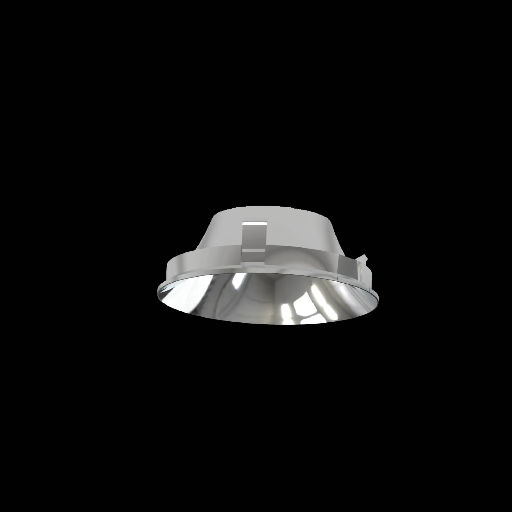 [945005002SG] Reflector silver glossy for Quantum round adjustable  