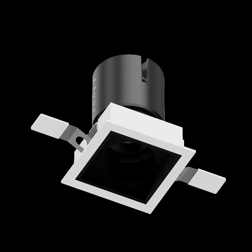 [9450050039BM] Reflector black matt for Quantum Square adjustable