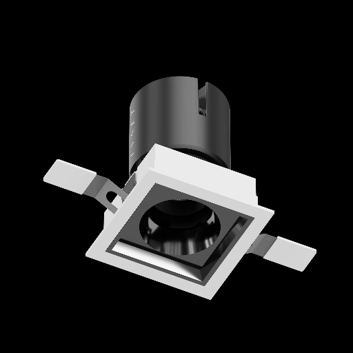 [9450050039CG] Reflector chrome glossy for Quantum Square adjustable 