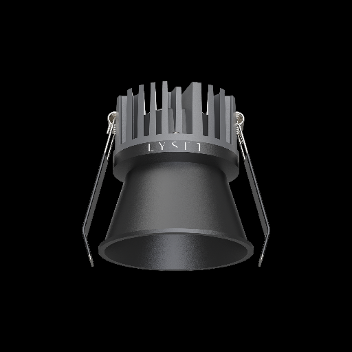 [LY83-12RECB4K] Downlight TRIA M 12W Sandy Black CRI95 4000K